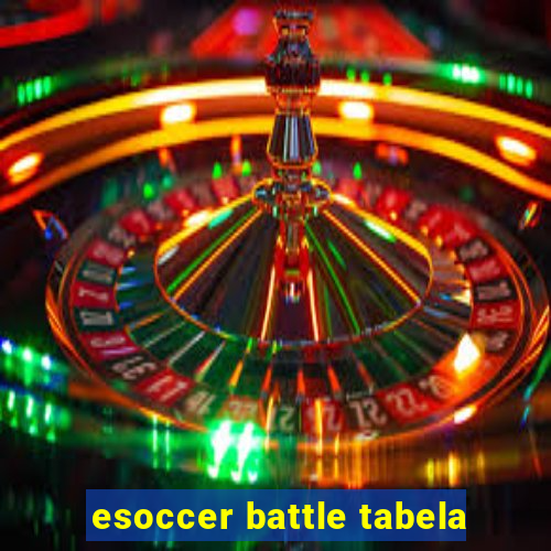 esoccer battle tabela